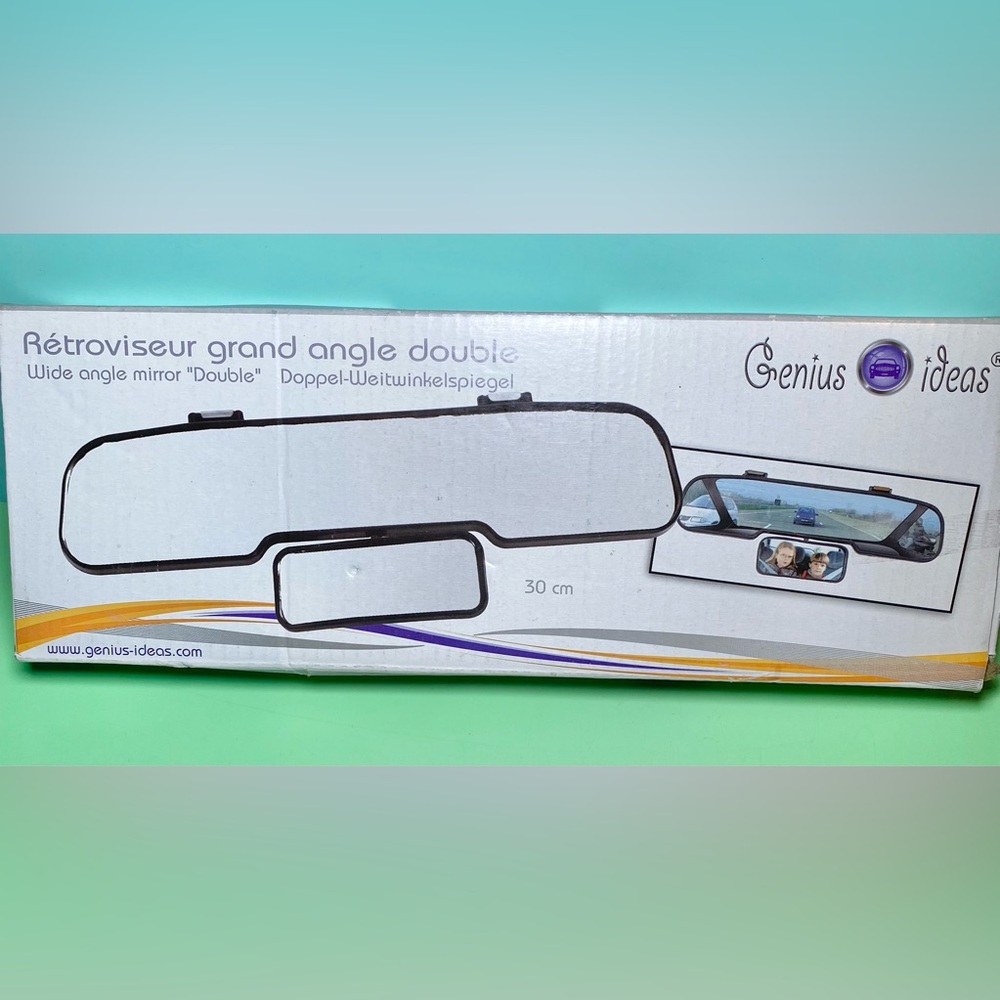 Auto Car Interior Plastic‎ Frame Wide Angle Blindspot Viewing Rearview Mirror